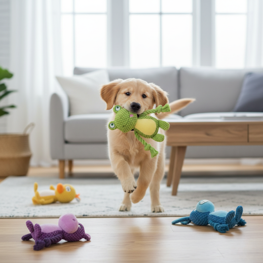 Peluche corde pour chien