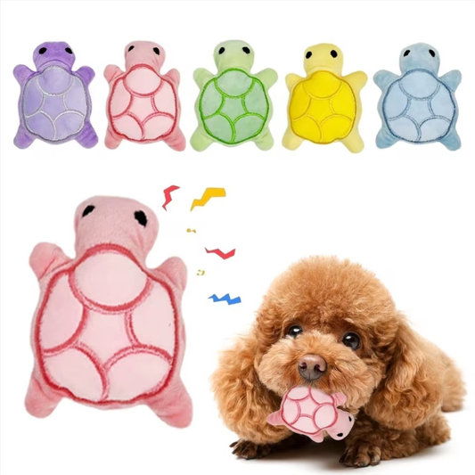 Peluche tortue pour chien